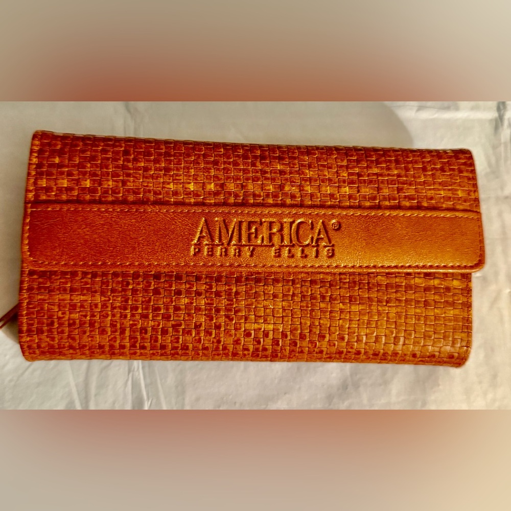 America Perry Ellis Woven Wallet